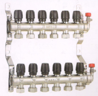 吕丰分水器管件_LF3373-30JX1"G型锻压手动温控分水器（间距4.5）