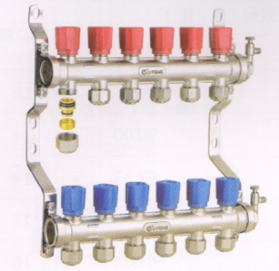 吕丰分水器管件_LF3374-32JZ1"G型锻压手动温控分水器（间距5.0）