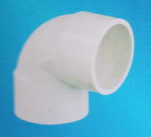 宏岳PVC_U给水管材管件（白色、灰色)__90°弯头
