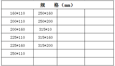 宏岳PVC_U柔性接口管件__二承一平异三通规格