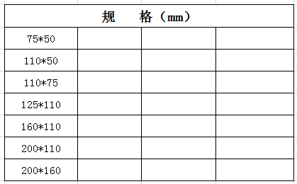 宏岳PVC_U排水管材管件__异径三通规格