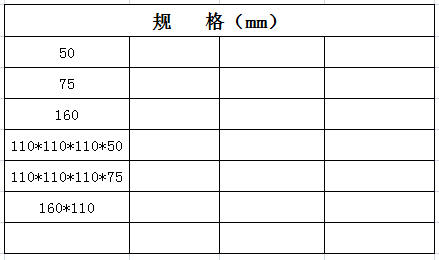 宏岳PVC_U排水管材管件__立体四通规格