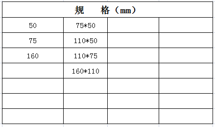 宏岳PVC_U排水管材管件__平面四通规格