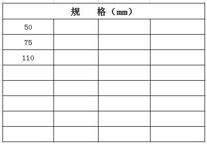 宏岳PVC_U排水管件__P型存水弯（带检查口）规格