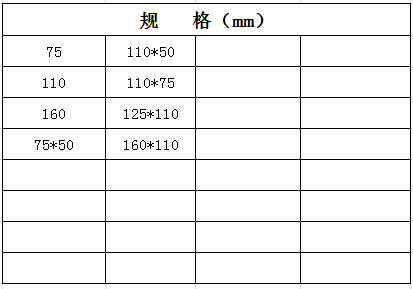 宏岳PVC_U消音管件__消音平面四通规格
