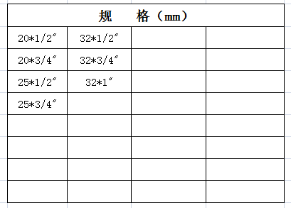 宏岳PP-R管材管件__外螺纹三通规格