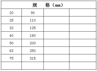 宏岳HDPE管件__45°弯头规格